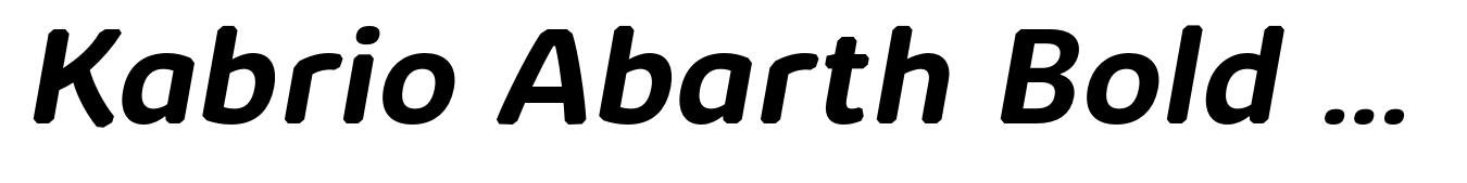 Kabrio Abarth Bold Italic